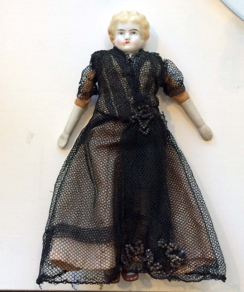Antique German China Head Doll 1850s