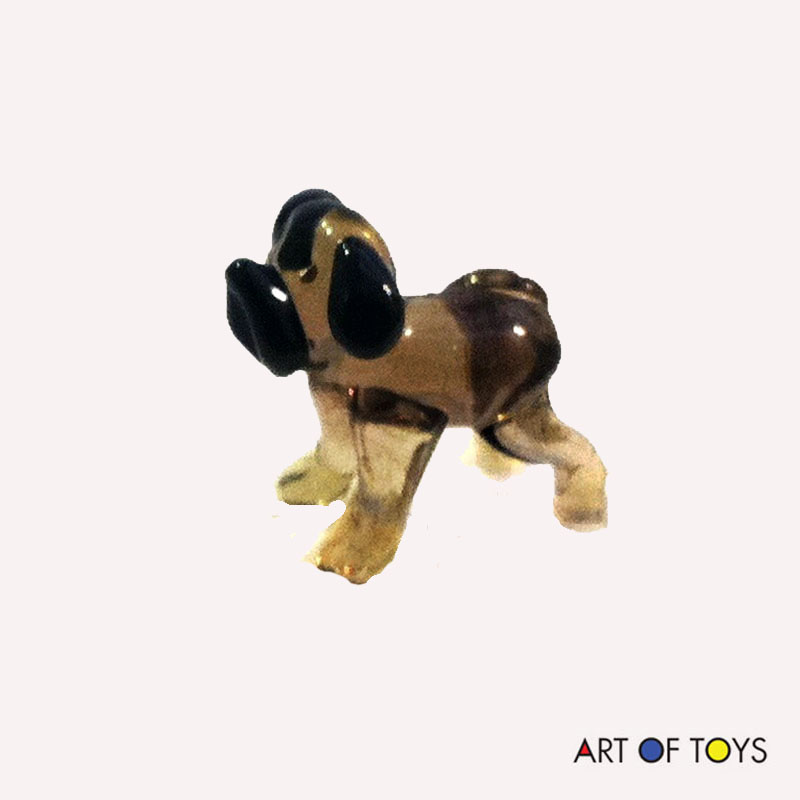 glass miniature dog