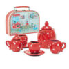 Moulin Roty Red Ceramic Tea Set