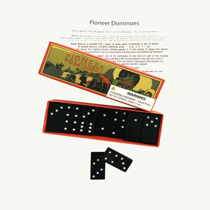 Pioneer dominoes