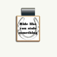 Ride Like You Stole Something Scrabble Jewelry