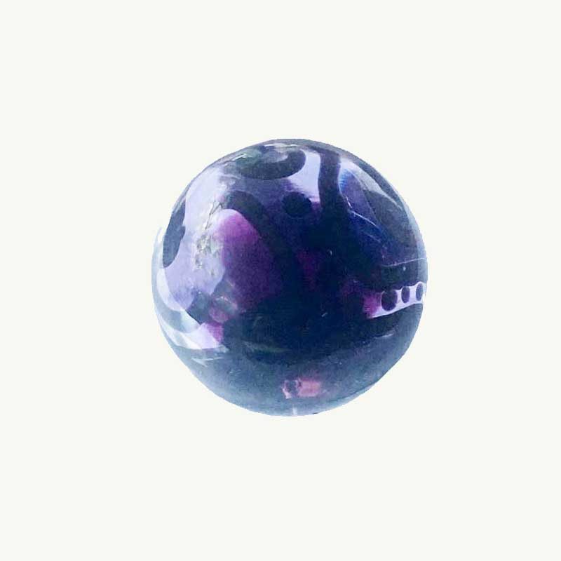 Purple Doodle Marble by Polly Toombs