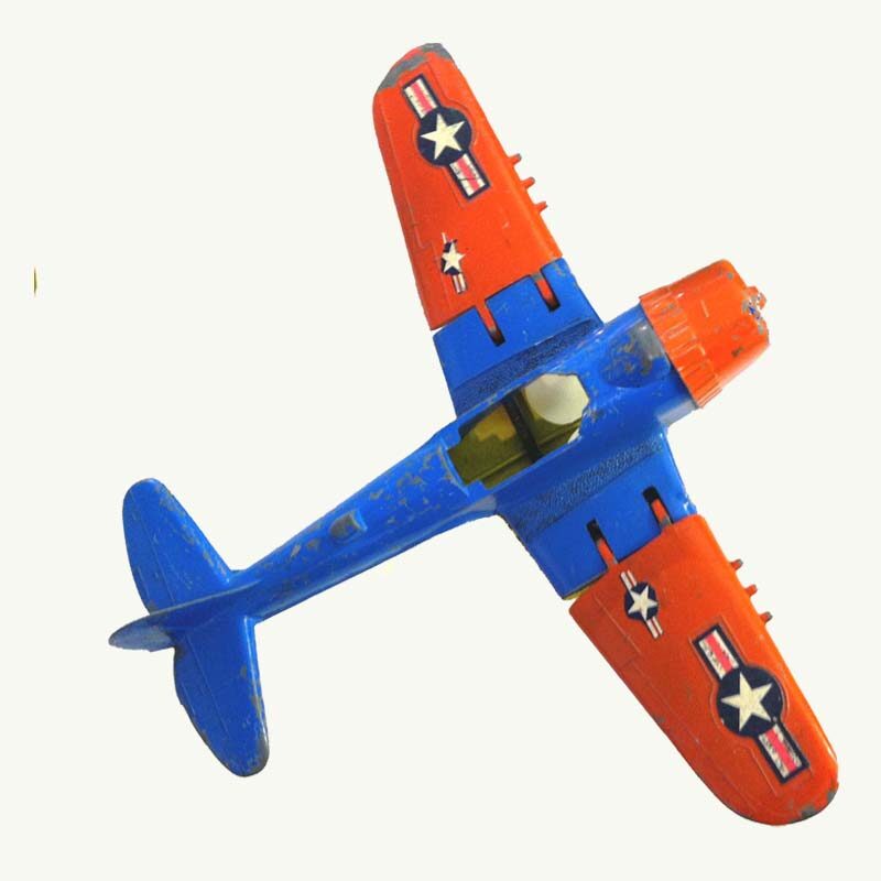 Hubley kiddie toy airplane w store folding wings