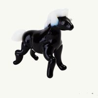 Miniature glass horse