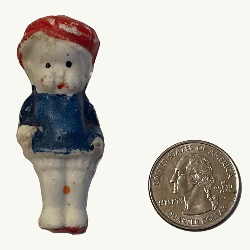 Mini Newsboy Penny Doll with Quarter