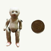 Bisque Jointed Toddler Doll Japan