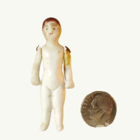 Tiny Antique Boy Doll with Jointed Arms